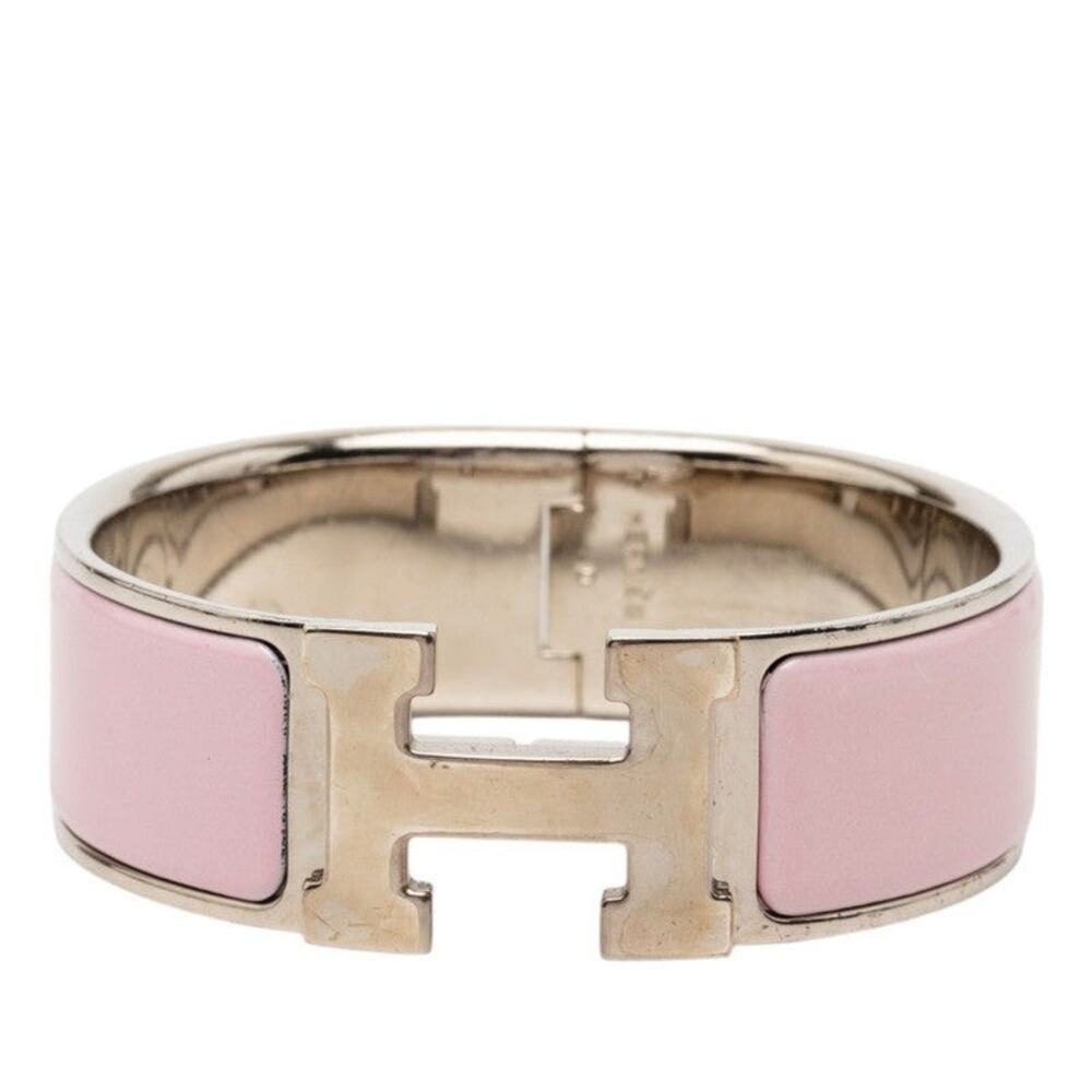 Hermes Clic Clac H PM Bracelet Enamel Silver